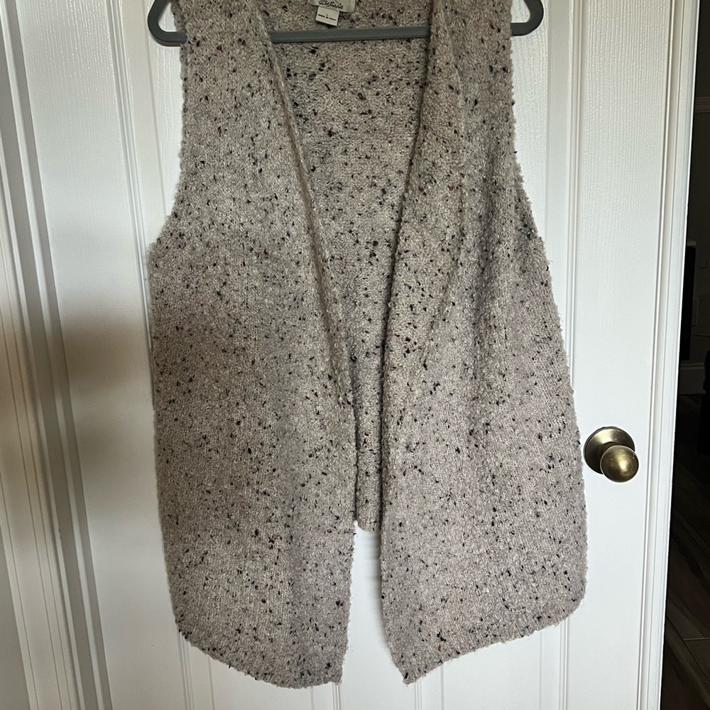 Bob Timberlake Speckled Open Front Vest